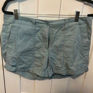 Loft blue gray cargo short size 6